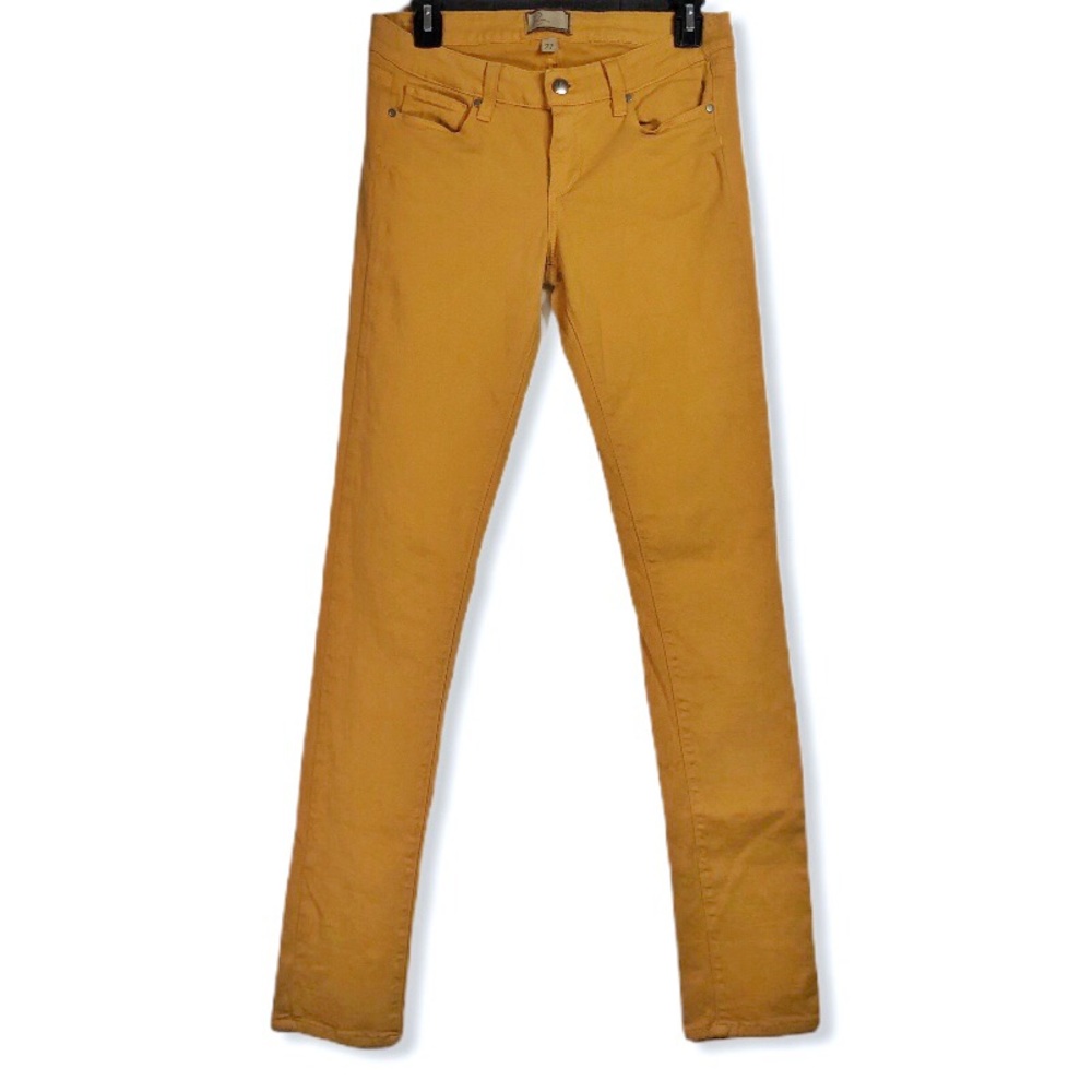 💥 SOLD 💥 PAIGE Mustard Peg Skinny Jeans